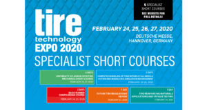 Tire Technology Expo: IOM3-accredited short courses announced for 2020