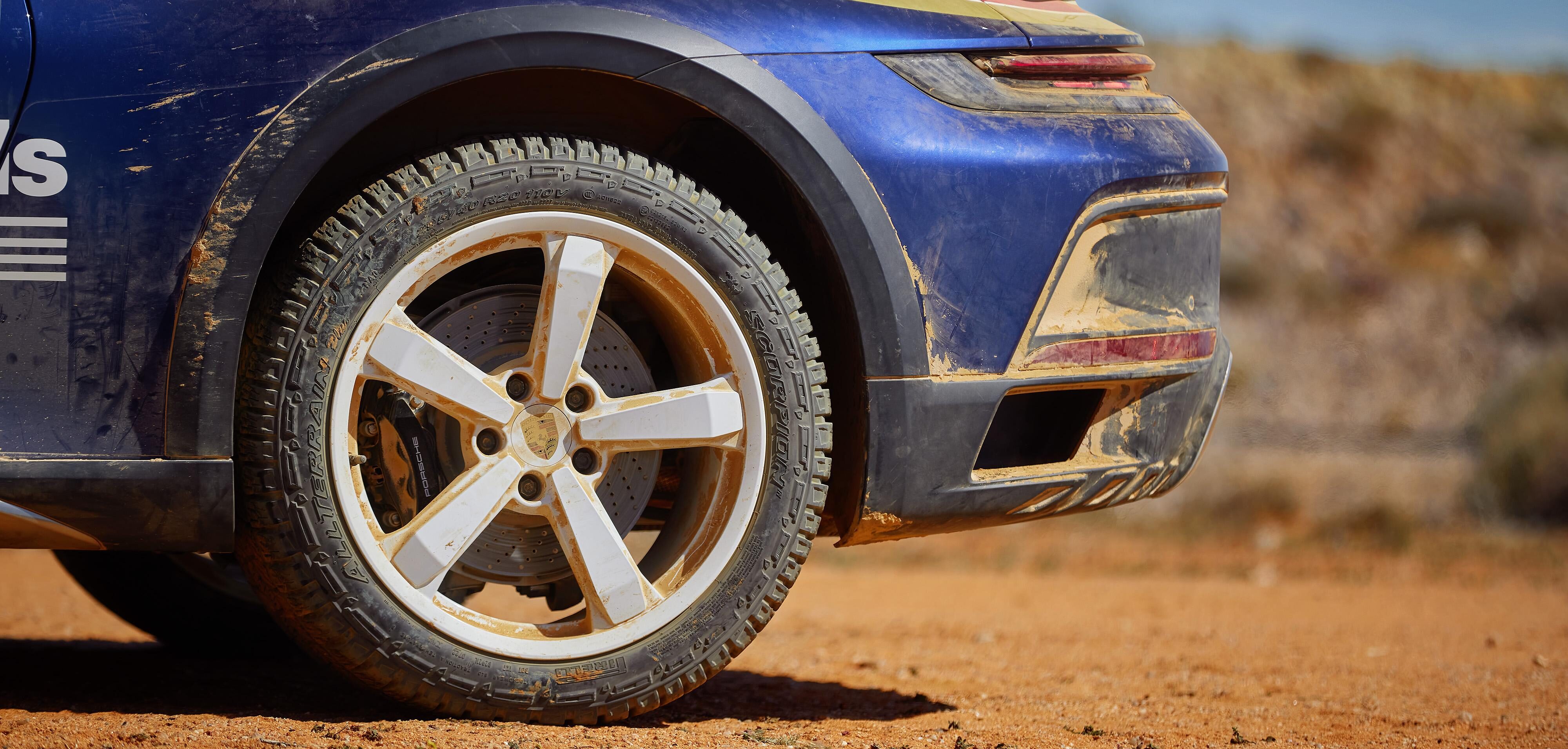 Porsche specifies off-road tire for on | International Technology 911 Tire the model time first