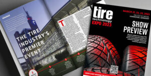 The tire industry’s premier event opens next month