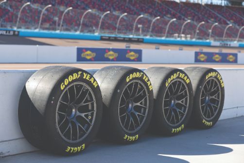Differences between Goodyear rain and slick tires - NASCAR 101