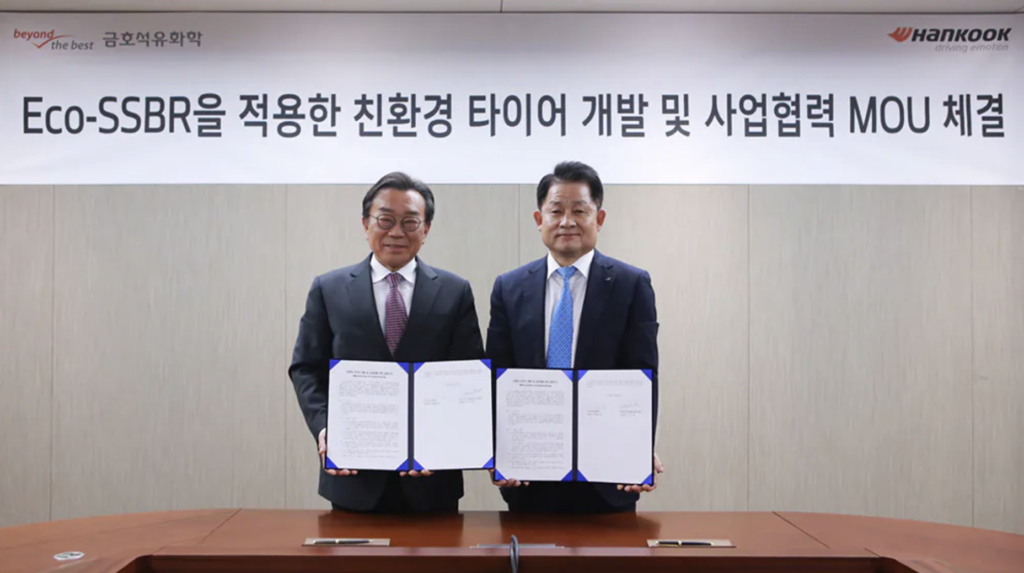 Hankook Tire and Kumho Petrochemical to produce tires containing eco ...